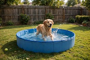 Dog Swimming Pool for Backyard Summer Fun