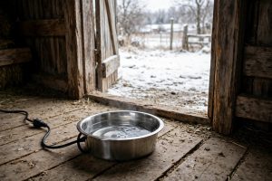 A Heated Water Dish for Outdoor Barn Cats: How to Keep Water Liquid All Winter