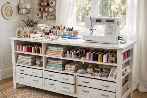 The Best Craft Table With Storage for a Sewing Room