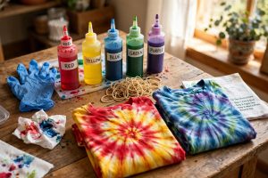 DIY Tie Dye Kit for Shirts and Crafts: A Simple Guide