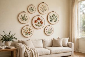Best Embroidery Hoop Set for Wall Art DIY