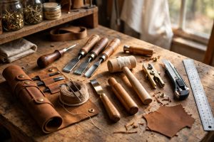 Leather Crafting Tools Kit for Beginners USA
