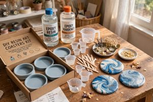 A DIY Coasters Kit for Resin Art Beginners Is the Easiest Way to Start Crafting