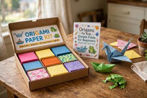 Origami Paper Kit for Kids Crafts Beginners