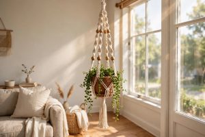 Macrame Plant Hanger Kit with Wooden Beads: A Simple Guide