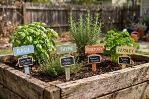 A DIY Garden Markers Kit for Herb Garden USA Growers