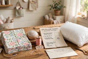 DIY Pillow Cover Kit for Sewing Beginners: A Plain Guide to Your First Stitch Project