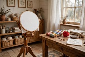 The Best Embroidery Stand for Hands Free Stitching