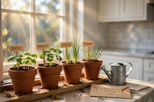 DIY Herb Garden Kit for Kitchen Windowsill: A Simple Home Project