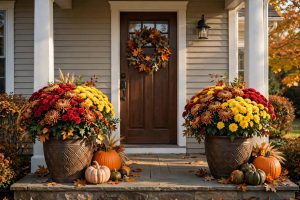 Fall Outdoor Planters for Porch Mums Display: A Complete Guide