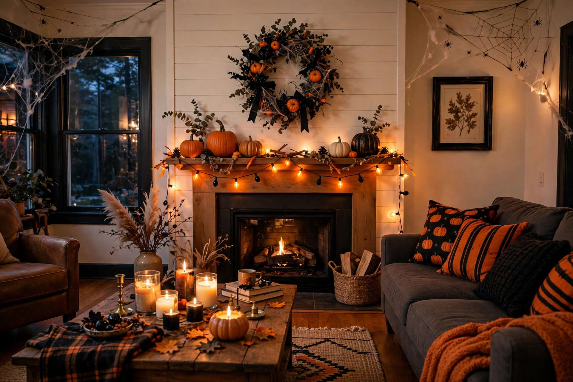 Best halloween costumes decorations for party home setup in a living room