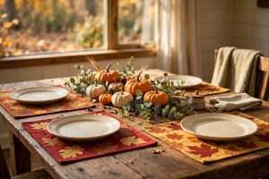 Thanksgiving Placemats for Fall Table Decor That Warm Up Your Holiday Table
