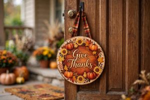 Thanksgiving Door Hanger for Fall Welcome Sign: A Plain Guide