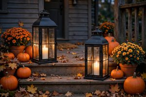 Fall Lanterns for Porch with LED Candles: A Simple Guide