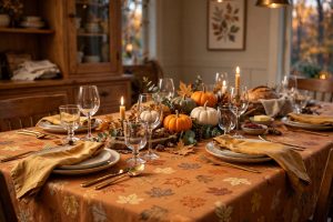 Thanksgiving Tablecloth for Fall Dinner Party: A Complete Buying and Care Guide