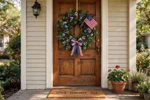A Memorial Day Wreath for Front Door Veterans Tribute