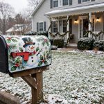 Christmas Mailbox Cover for Holiday Curb Appeal