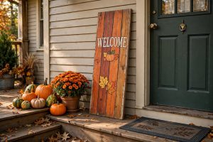 Fall Welcome Sign for Front Porch Wood: A Complete Guide