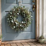 The Best Spring Door Wreath With Greenery Eucalyptus for a Fresh Front Door