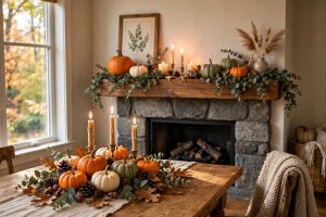 Fall Pumpkin Decor for Mantel and Table: A Simple Guide