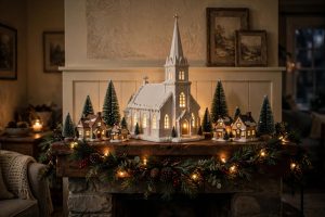 Best Christmas Village Church for Mantel Collection