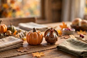 Thanksgiving Salt and Pepper Shakers for Table