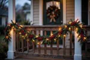 Best Christmas Garland for Outdoor Railing Decor