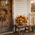 Fall Sunflower Decor for Porch and Table: A Simple Guide to Warm Autumn Style
