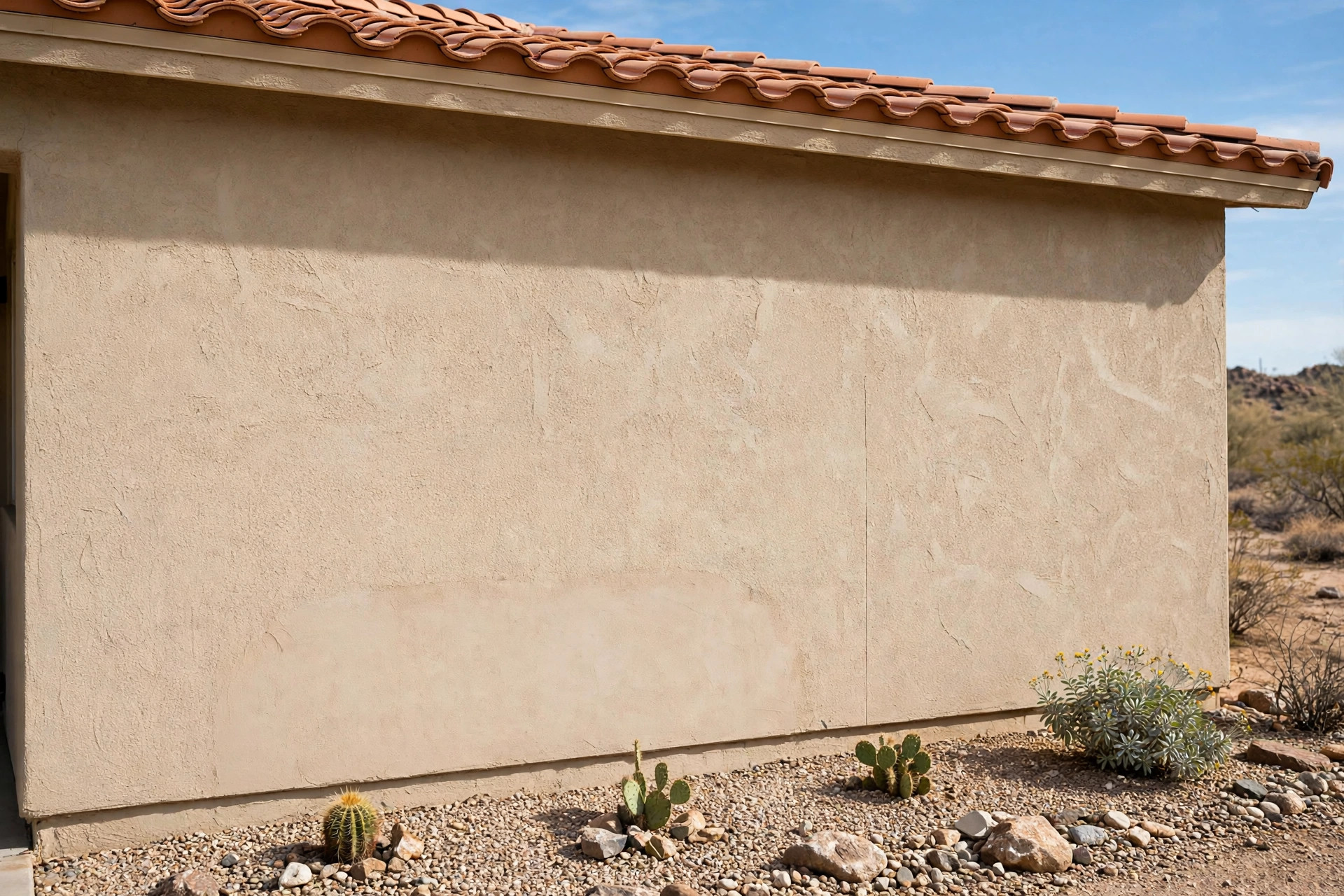 Reliable stucco exterior repair in Arizona on a desert home