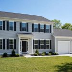 Freshly painted suburban home, the result of budget friendly exterior house painting services near me