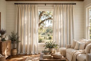 Luxury Farmhouse Style Curtains for Southern States