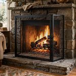 High Efficiency Childproof Fireplace Screens for American Homes