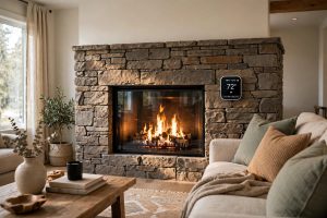 Smart Thermostat Controlled Gas Fireplaces for Sale