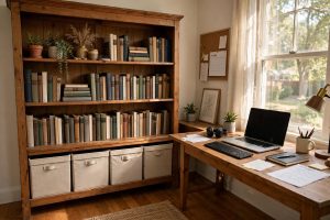 Home Office Bookshelf with Closed Storage Bins: A Complete Buying Guide