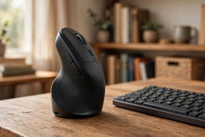 Ergonomic Vertical Mouse for Wrist Pain Relief