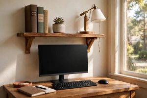 Wall Mounted Desk Shelf Above Computer Monitor: A Simple Buying Guide