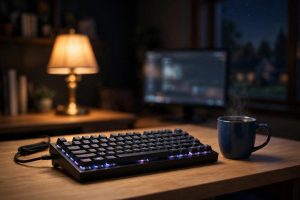 A Quiet Mechanical Keyboard for Home Office Night Work