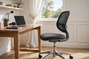 Ergonomic Office Stool With Back Support: Sit Well, Work Well