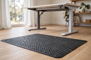 Adjustable Standing Desk Mat with Massage Bumps