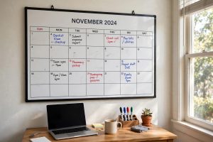 Best Whiteboard Calendar for Home Office Wall