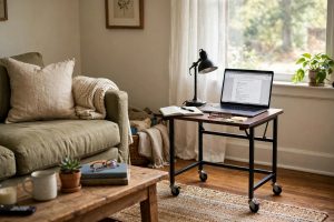 Small Rolling Desk for Laptop in Living Room: A Practical Buying Guide