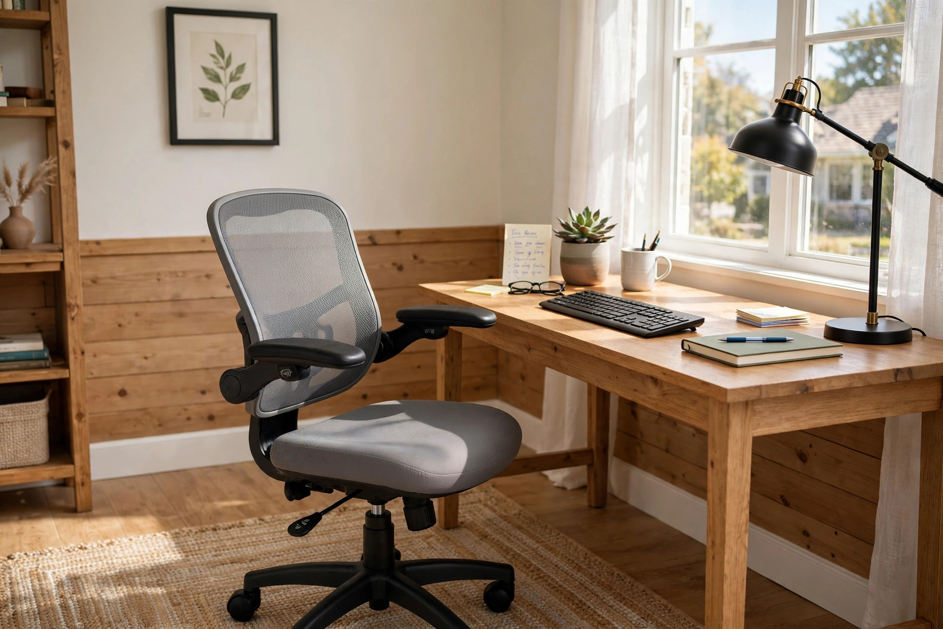 Adjustable office chair for short person petite in a home office