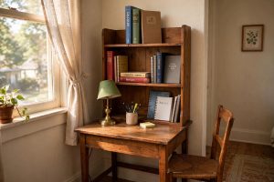 Small Desk with Built In Bookshelf for Students: A Guide for Small Rooms