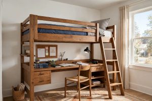 Kids Loft Bed with Desk Underneath for Teens: A Parent’s Guide