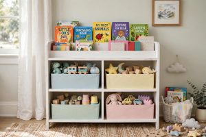 Kids Bookshelf with Bins for Toy Storage: A Complete Guide for Parents