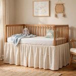 Crib Skirt for Convertible Crib Nursery Decor