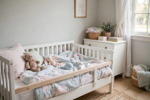 Best Convertible Toddler Bed with Safety Rail for Growing Children