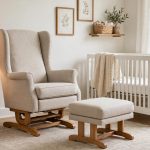 Best nursery chair for tall parents comfort in a bright, calm nursery