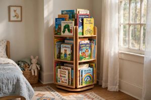 The Best Kids Bookshelf Rotating for Small Room Spaces