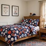 Kids Bedroom Theme Bedding for Boys Sports